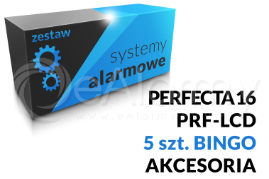 Zestaw alarmowy [13] PERFECTA 16 SET-A, PRF-LCD SATEL, BINGO, akcesoria