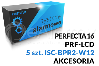 Zestaw alarmowy [15] PERFECTA 16 SET-A, PRF-LCD SATEL, ISC-BPR2-W12 BOSCH, akcesoria
