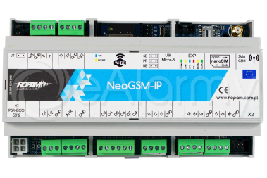 NeoGSM-IP-D9M Centrala alarmowa, modem GSM, moduł WiFi ROPAM