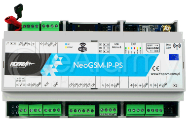 NeoGSM-IP-PS-D9M Centrala alarmowa, modem GSM, moduł WiFi ROPAM