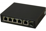 SFG64F1 6-portowy switch PoE, 4xPoE, 1xSFP, 1xUPLINK PULSAR