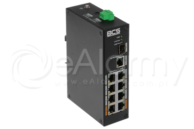 BCS-L-SP0801G-1SFP Switch PoE BCS 8x PoE, 1x RJ45, 1x SFP