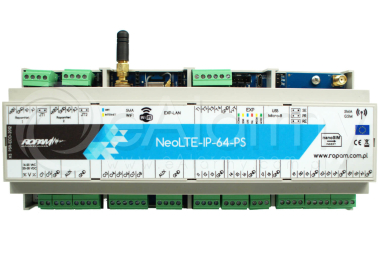 NeoLTE-IP-64-PS-D12M Centrala alarmowa z LTE, WiFi ROPAM