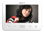 KW-E706C-W Monitor głośnomówiący, obudowa w kolorze białym, 7 cali, wideodomofon KENWEI