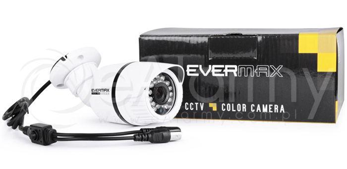 EVX-E175IR-AHD Kamera zewnętrzna AHD / analog, 720P HD, Dzień/Noc, 1.0Mpx OmniVision 1/4'' CMOS, OSD UTC EVERMAX