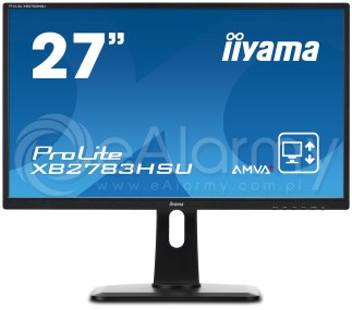 ProLite XB2783HSU-B1 IIYAMA Monitor 27" AMVA+, wejście HDMI, 3x USB, stopka z regulacją wysokości IIYAMA