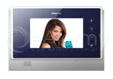 CDV-70UM(DC) BLUE Monitor kolorowy Blue Crystal 7", doświetlenie LED, czytnik kart SD COMMAX