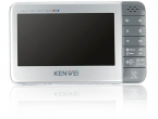 KW-128C/W200 S/G Monitor wideodomofonu w kolorze srebrno/grafitowym KENWEI