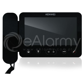 KW-E705FC-B Monitor słuchawkowy, klawiatura dotykowa, kolor czarny KENWEI