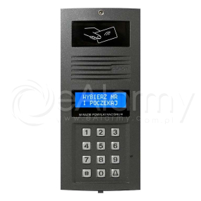 OP-255R G Optima Panel domofonu, cyfrowy z czytnikiem RFID (grafit) ELFON