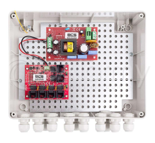 BCS-IP4/Z/E-S Zasilacz impulsowy, 4x PoE, switch, zewnętrzny BCS