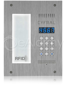 PC-3000RL Panel rozmówny z listą lokatorów i czytnikiem breloków zbliżeniowych RFID CYFRAL