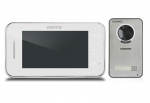 Zestaw: monitor natynkowy KW-S702C/W200-W + kamera KW-S201C-1B wideodomofon KENWEI