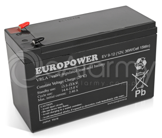 Akumulator EV 9-12 Europower 12V 9Ah