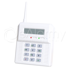 CB32 BB Bezprzewodowa centrala alarmowa (podświetlenie w kolorze białym) Elmes