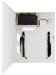 S98-CR 9-portowy switch PoE dla 8 kamer IP, 8x PoE + 1x UPLINK, miejsce na DVR, metalowa obudowa Pulsar