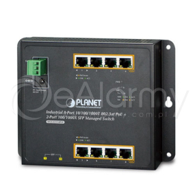 WGS-4215-8P2S 8-portowy switch PoE + 2x SFP PLANET